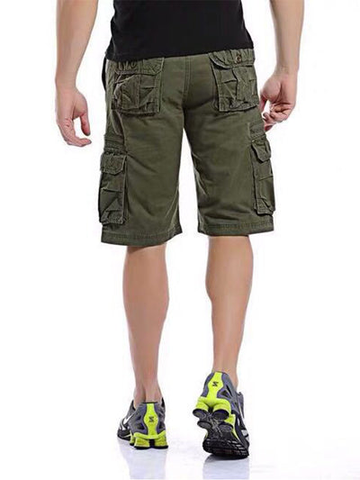 Pantalones cortos cargo de entrenamiento para exteriores para hombre