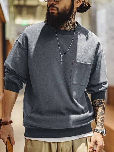 Men's Waffle Knit Sweatshirt