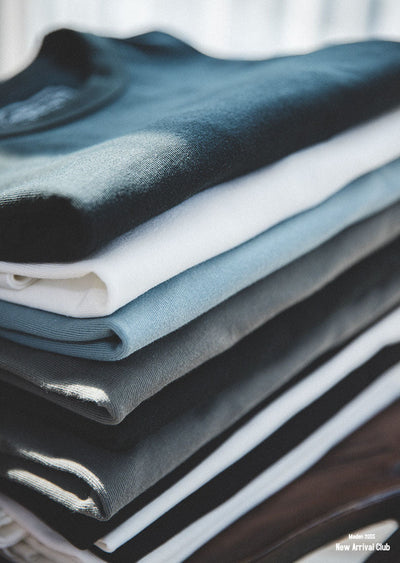 Camiseta clásica de cuello redondo y corte entallado para hombre