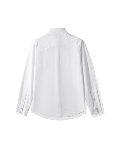 Camisa vaquera a rayas de inspiración vintage para hombre