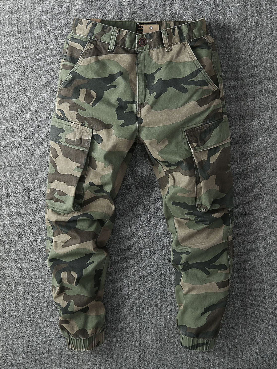 Men's Camouflage Cargo Jogger Pants