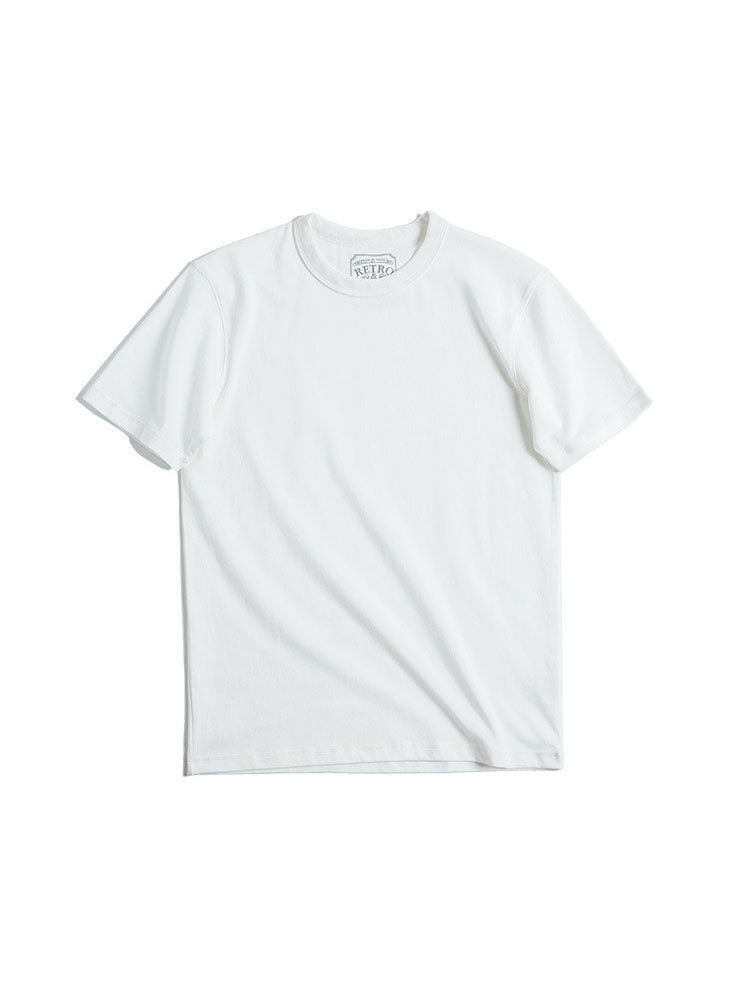 Camiseta clásica de cuello redondo y corte entallado para hombre