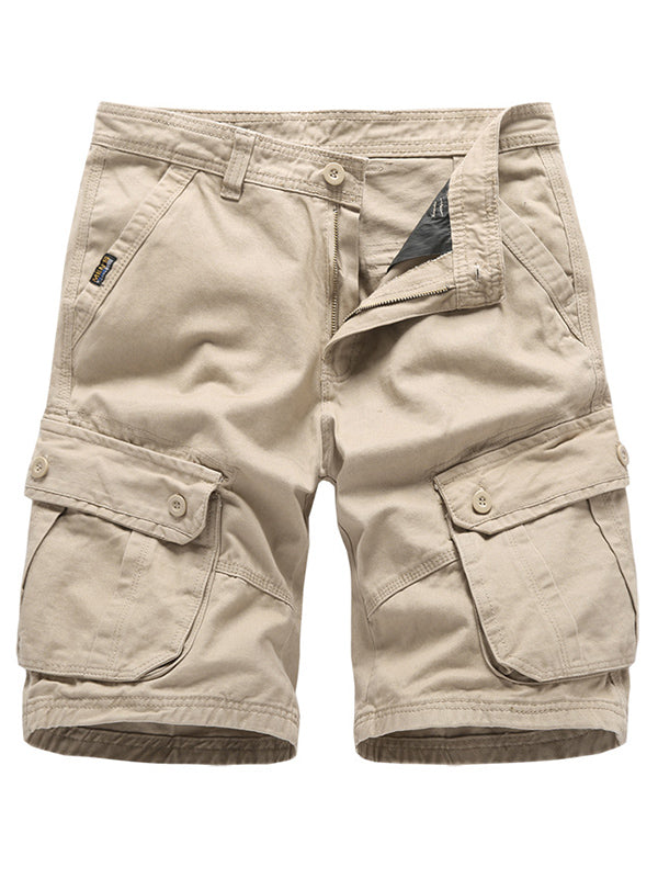 Shorts cargo sueltos para hombre con 6 bolsillos