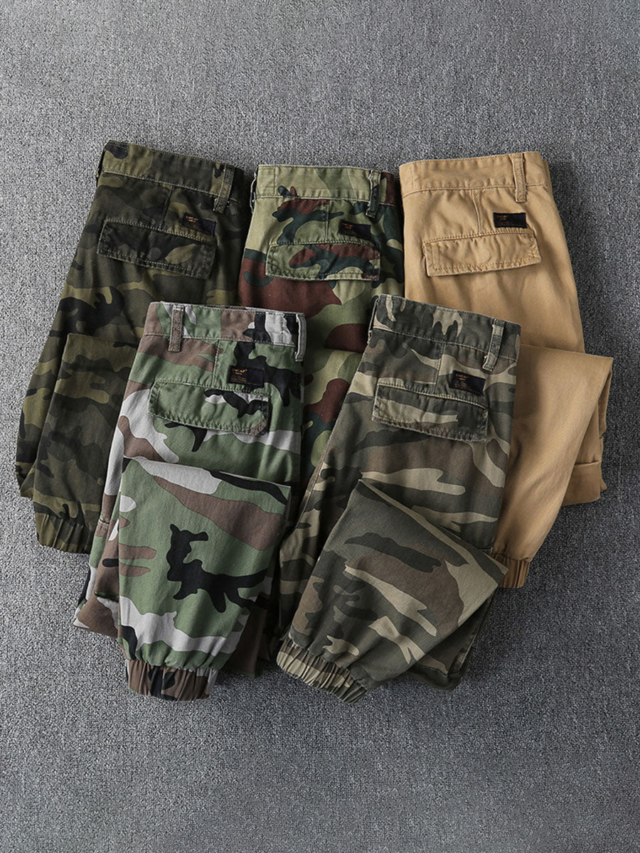 Men's Camouflage Cargo Jogger Pants