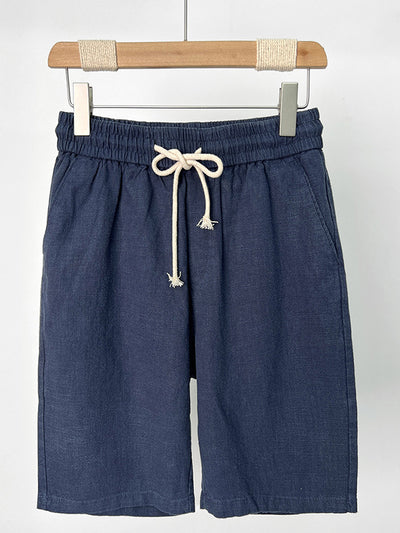 Men's Casual Cotton and Linen Shorts