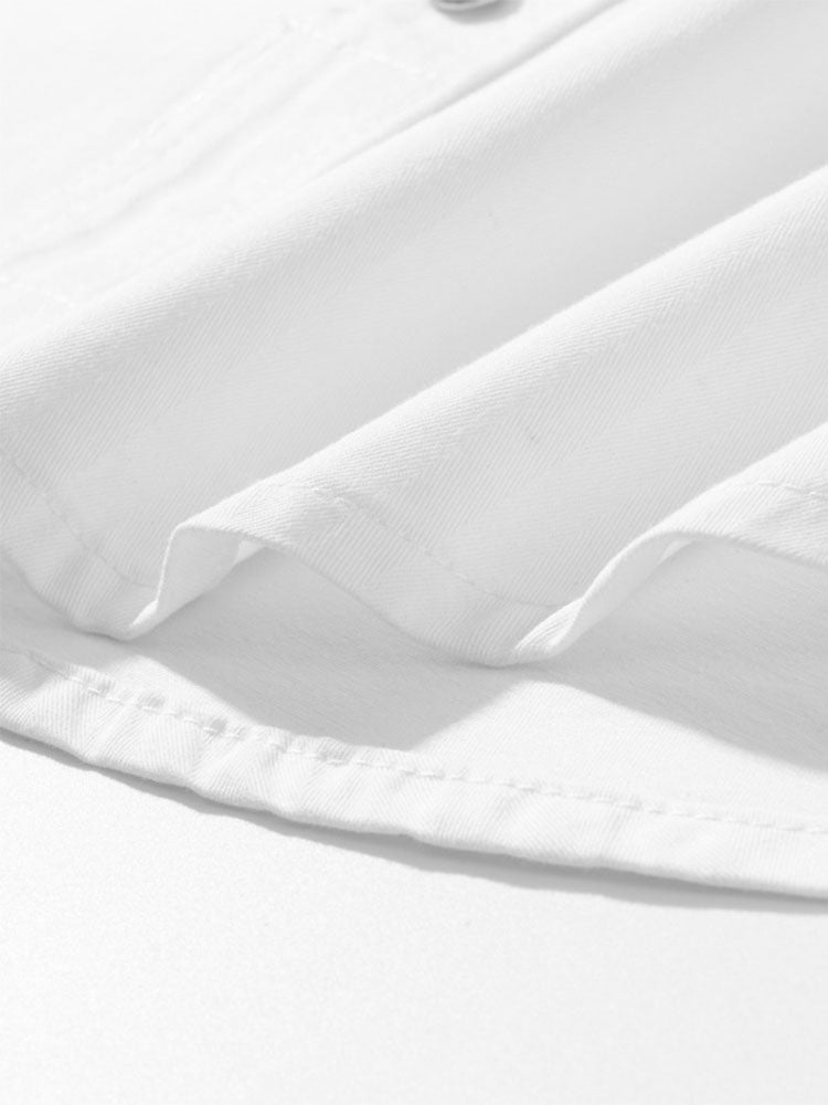 Camisa vaquera a rayas de inspiración vintage para hombre