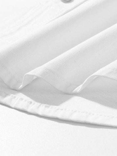 Camisa vaquera a rayas de inspiración vintage para hombre