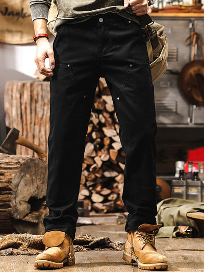 Men's Rugged Workwear Straight-Leg Utility Pants