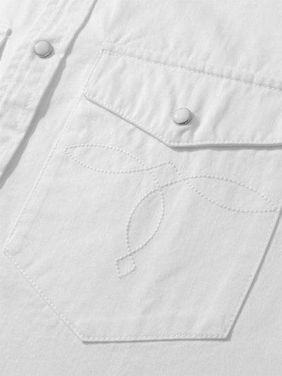 Camisa vaquera a rayas de inspiración vintage para hombre