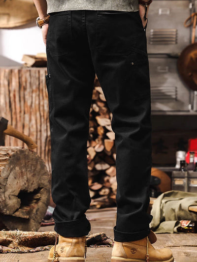 Men's Rugged Workwear Straight-Leg Utility Pants