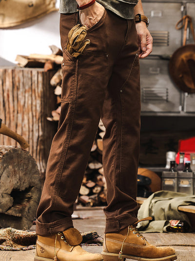 Men's Rugged Workwear Straight-Leg Utility Pants