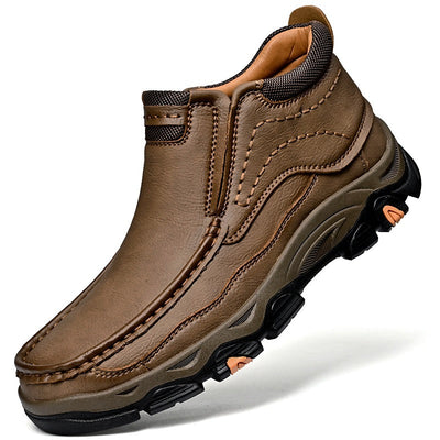Men's Leather Slip-On Outdoor Casual Shoes