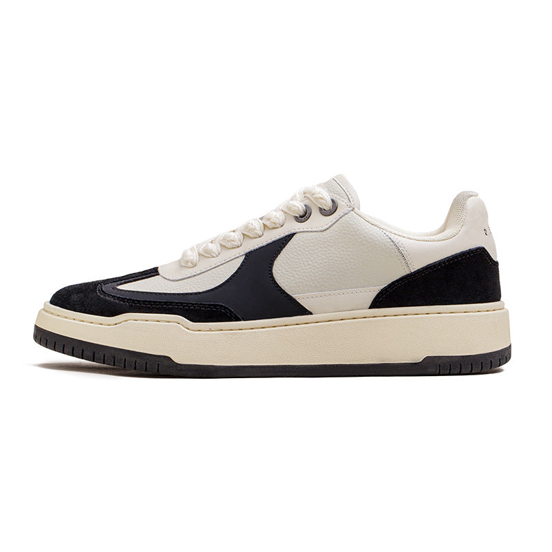 Men's Colorblock Low-Top Casual Skate-Style Sneakers