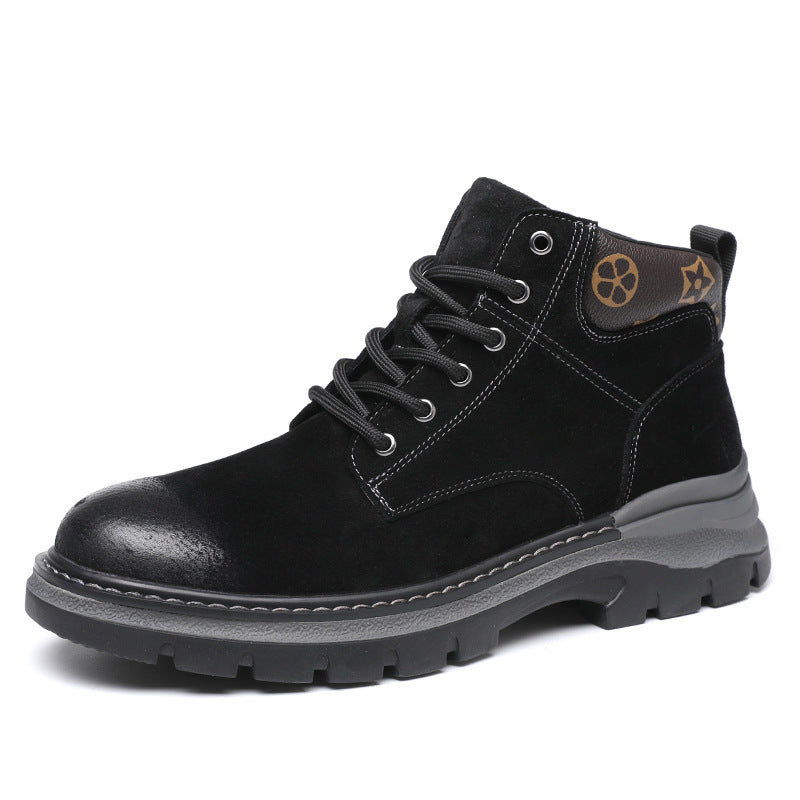 Men's Rugged Leather Boots