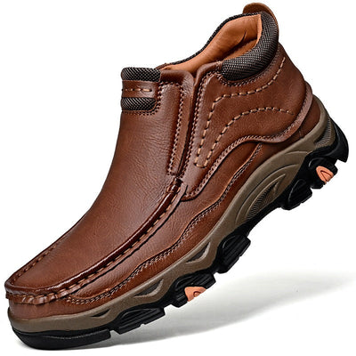 Men's Leather Slip-On Outdoor Casual Shoes