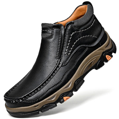 Men's Leather Slip-On Outdoor Casual Shoes