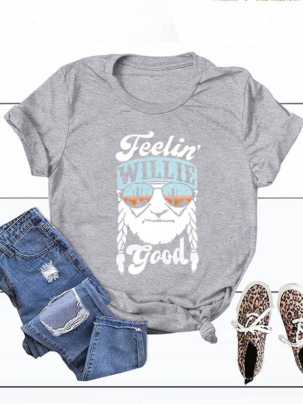 Camiseta estampada Feelin Willie Good Mom