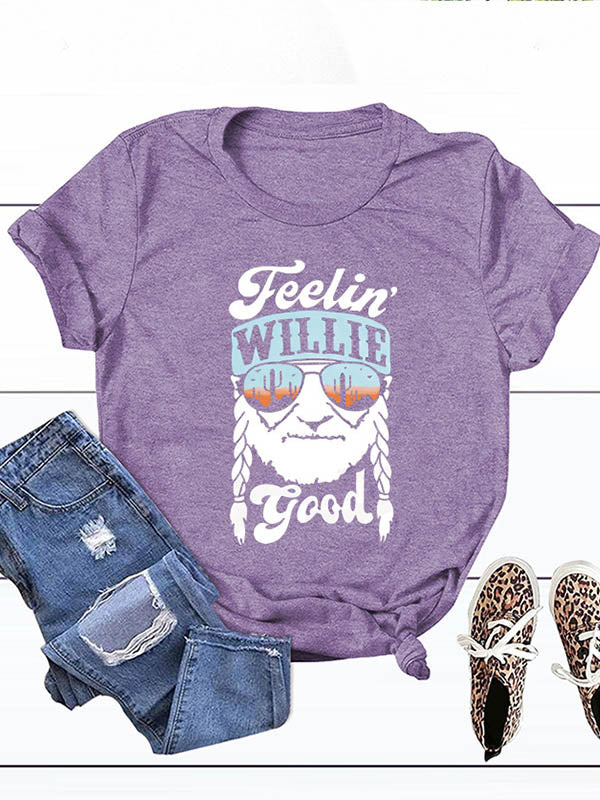 Camiseta estampada Feelin Willie Good Mom