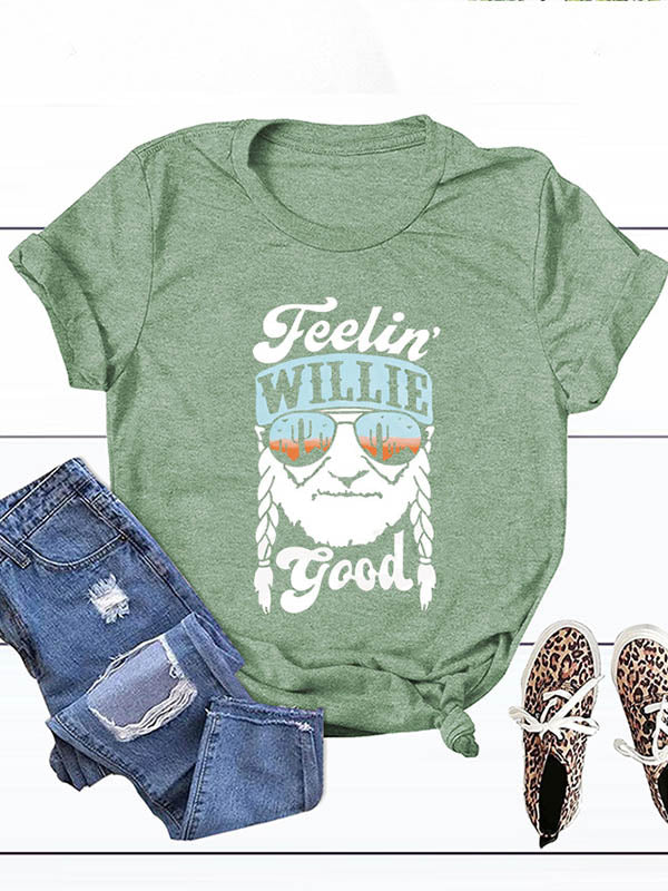 Camiseta estampada Feelin Willie Good Mom