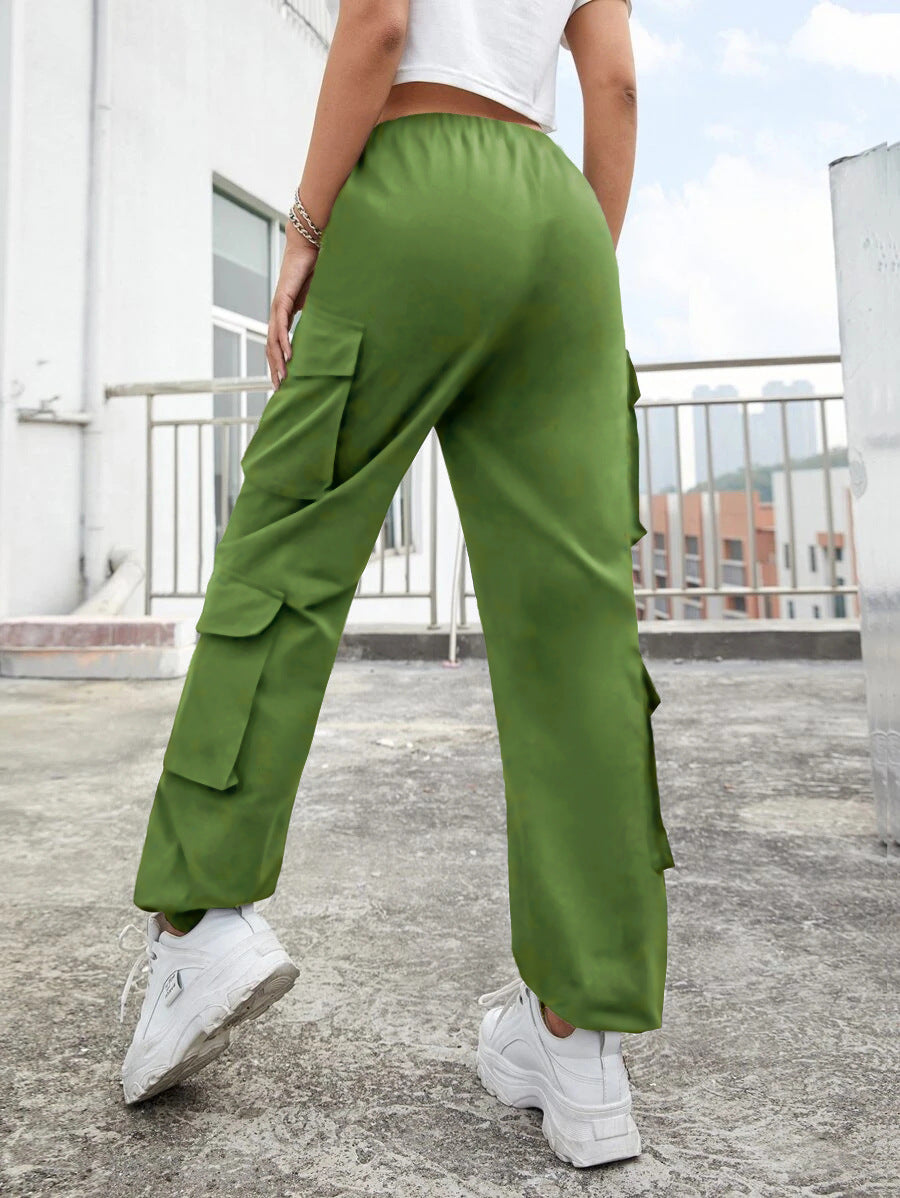 Pantalones de chándal tipo jogger con bolsillos grandes